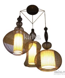 Đèn chùm khung sắt KH-DTR043
