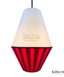 Đèn vải tú cầu dán mica KH-DTR024