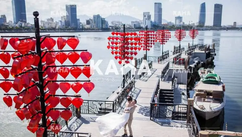 Đèn vải KAHA | Đèn lồng trái tim