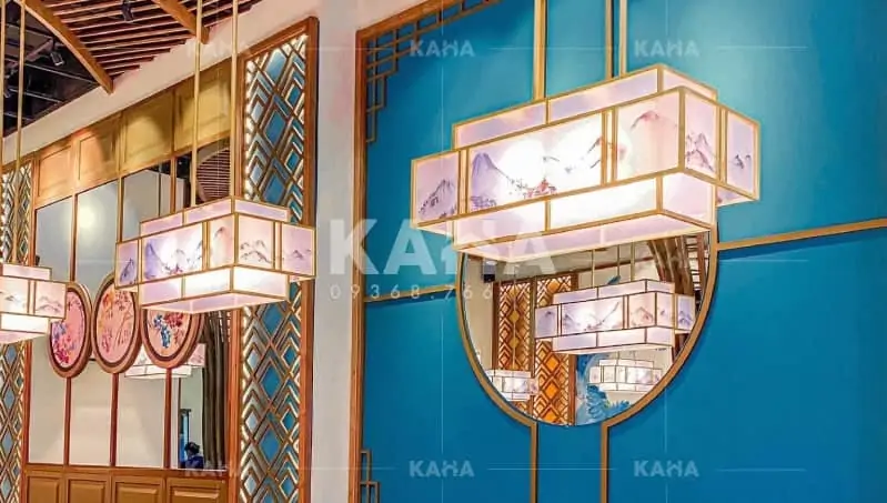 Đèn vải KAHA-Đèn thả trần