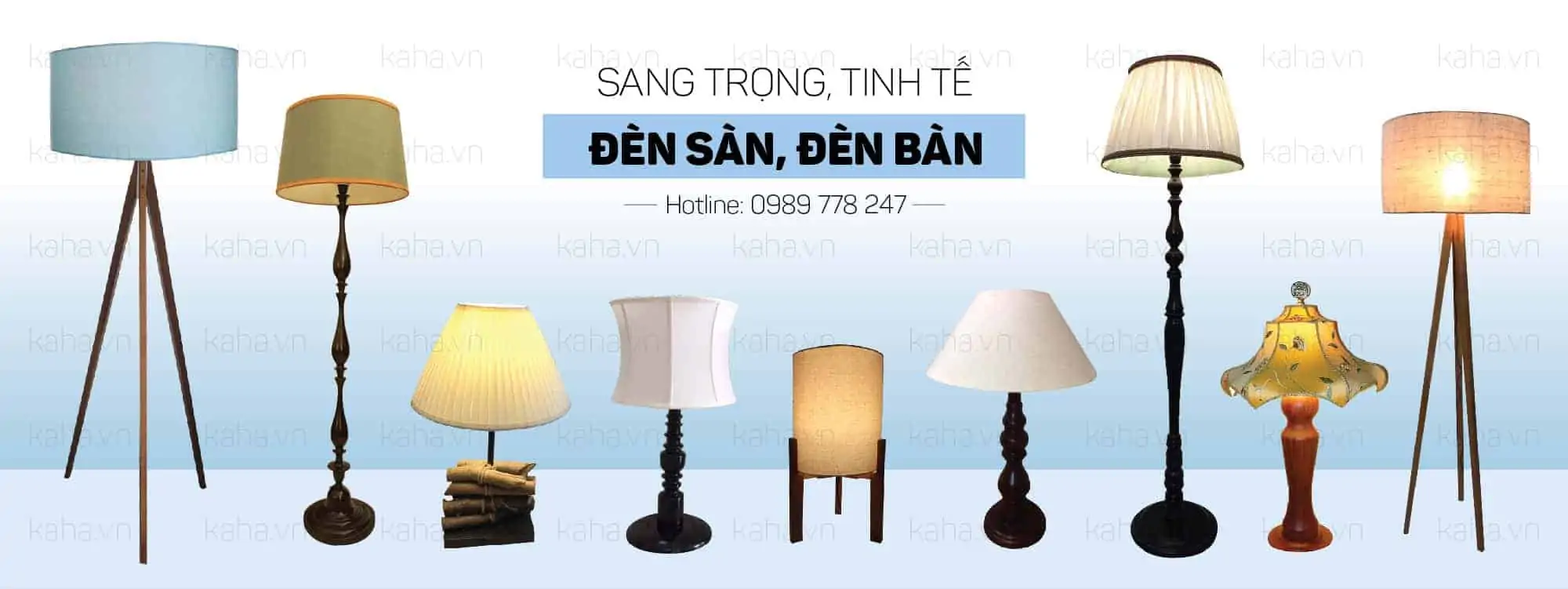 Đèn Vải KAHA-Đèn Bàn
